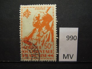 Фото марки Франц. Западная Африка 1945г