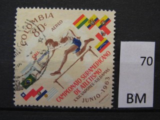 Фото марки Колумбия 1963г