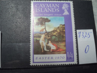 Фото марки Каймановы острова 1970г **