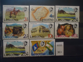 Фото марки Лесото надпечатка **