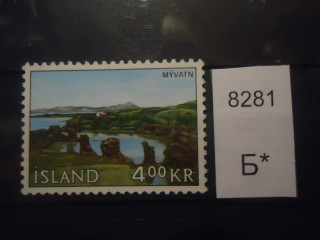 Фото марки Исландия 1966г **