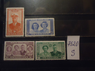 Фото марки Брит. Свазиленд 1947г **