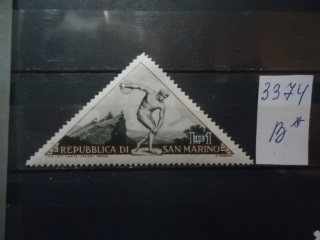 Фото марки Сан Марино 1953г **