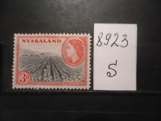 Фото марки Брит. Ньясаленд 1953г *