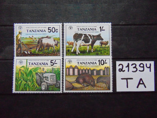 Фото марки Танзания серия 1982г **