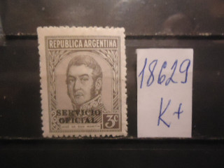 Фото марки Аргентина надпечатка *