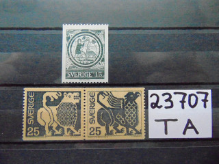 Фото марки Швеция серия 1971г **