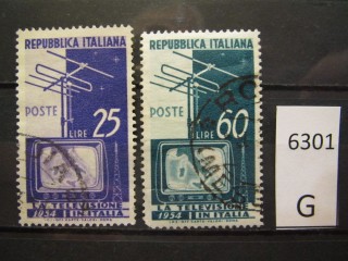 Фото марки Италия 1954г серия *