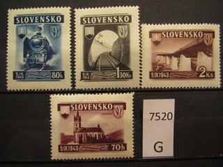 Фото марки Словакия 1943г серия *