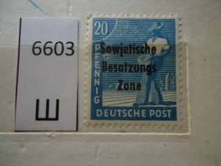 Фото марки Советская зона оккупации Германии *