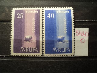Фото марки Турция серия 1958г **