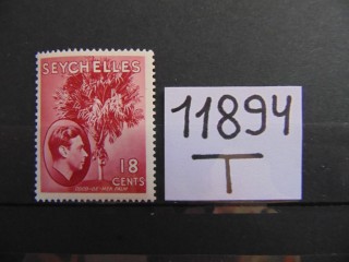 Фото марки Британские Сейшелы 1938г **
