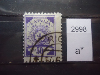 Фото марки Латвия 1920г