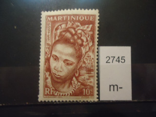 Фото марки Франц. Мартиника 1947г *
