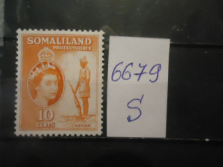 Фото марки Брит. Сомалиленд 1954г *