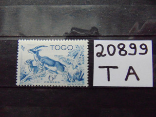 Фото марки Французское Того 1947г **