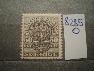 Фото марки Швеция 1910г **