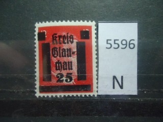 Фото марки Германские земли Сачсен 1945г **