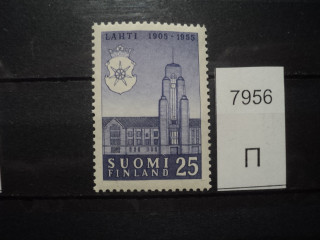 Фото марки Финляндия 1955г **