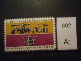 Фото марки США 1964г **