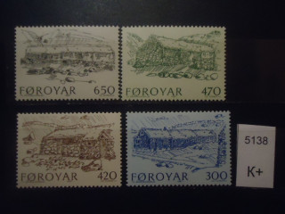 Фото марки Форерские острова 1987г (9€) **