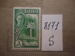 Фото марки Саравак 1950г *