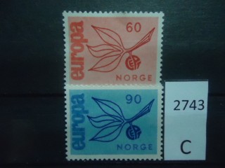 Фото марки Норвегия 1965г серия **