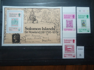 Фото марки Соломоновы острова серия 1979г **