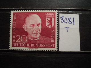 Фото марки Германия Берлин 1958г **