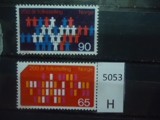 Фото марки Норвегия 1976г серия **