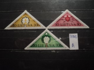 Фото марки Литва серия 1991г **