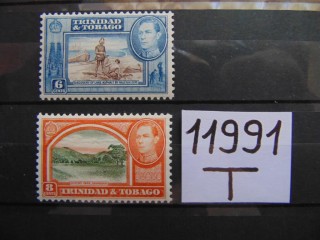 Фото марки Британские Тринидад и Тобаго 1938г *