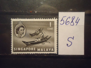 Фото марки Брит. Сингапур/Малайя **