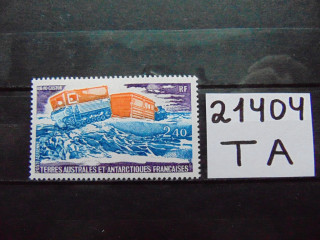 Фото марки Французская Антарктика марка 1980г **