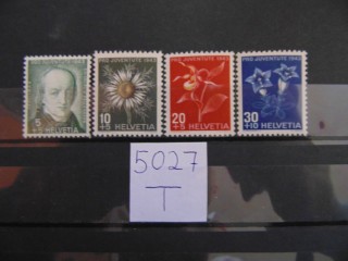 Фото марки Швейцария серия 1943г **