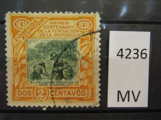 Фото марки Эквадор 1930г