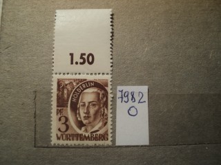 Фото марки Германия Вюртемберг 1947г **