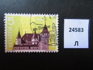 Фото марки Швейцария 1958г