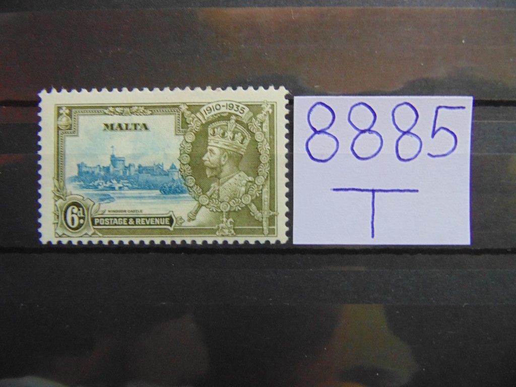 Фото марки Британская Мальта 1935г *