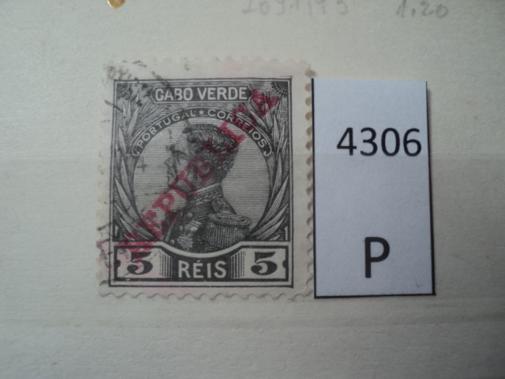 Фото марки Порт. Кабо Верде 1912г
