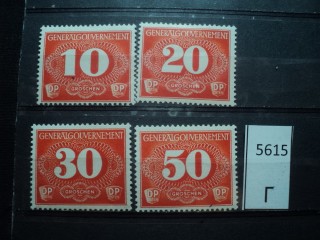 Фото марки Германская оккупация Польши 1940г *