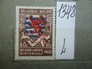 Фото марки Бельгия 1940г *