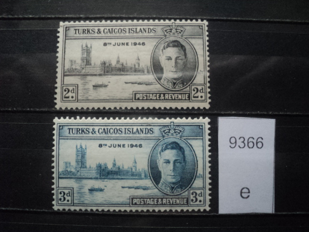 Фото марки Брит. Теркс и Кайкос 1946г **