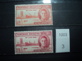 Фото марки Брит. Северная Родезия 1946г **