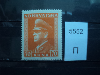 Фото марки Хорватия 1944г *