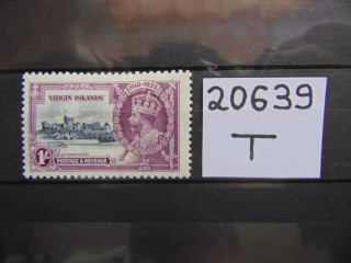 Фото марки Британские Виргинские Острова 1935г *