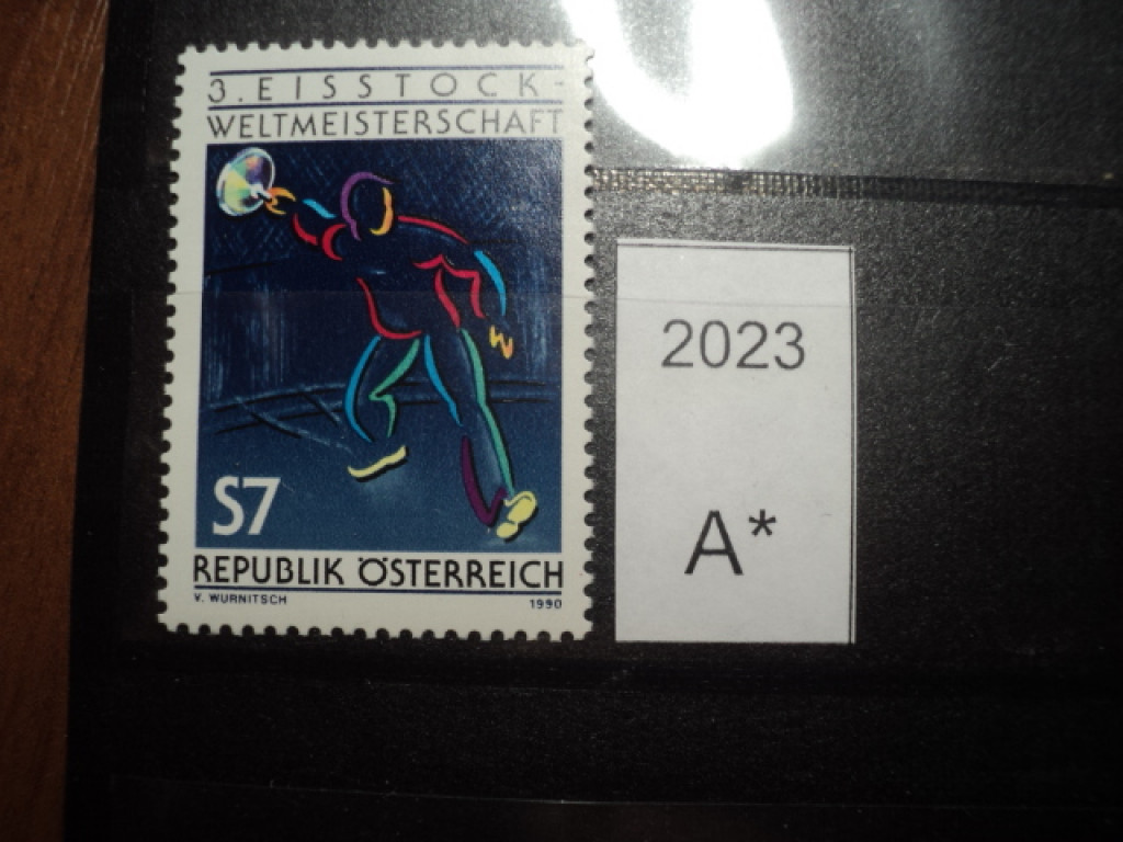 Фото марки Австрия 1990г **