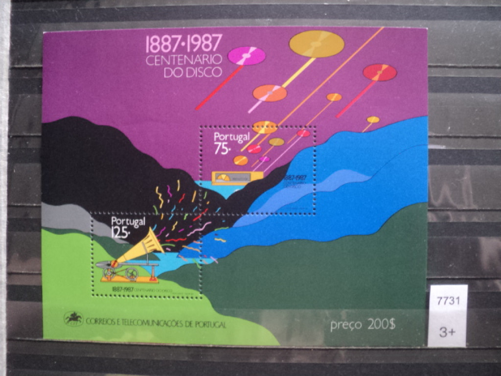 Фото марки Португалия блок 1987г **