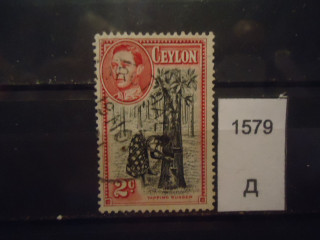 Фото марки Брит. Цейлон 1938г
