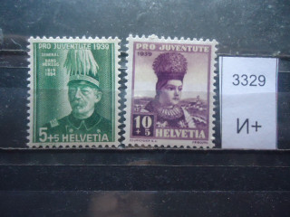 Фото марки Швейцария 1939г *